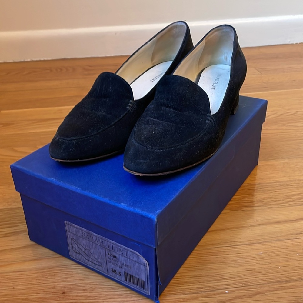Sarah Flint Rosie in black suede